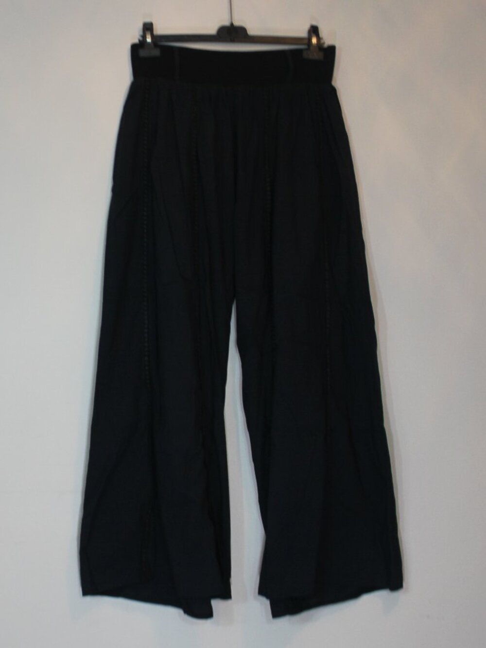 Jane & Jane Tricotto lined  wide leg pants vertical decoration size 10